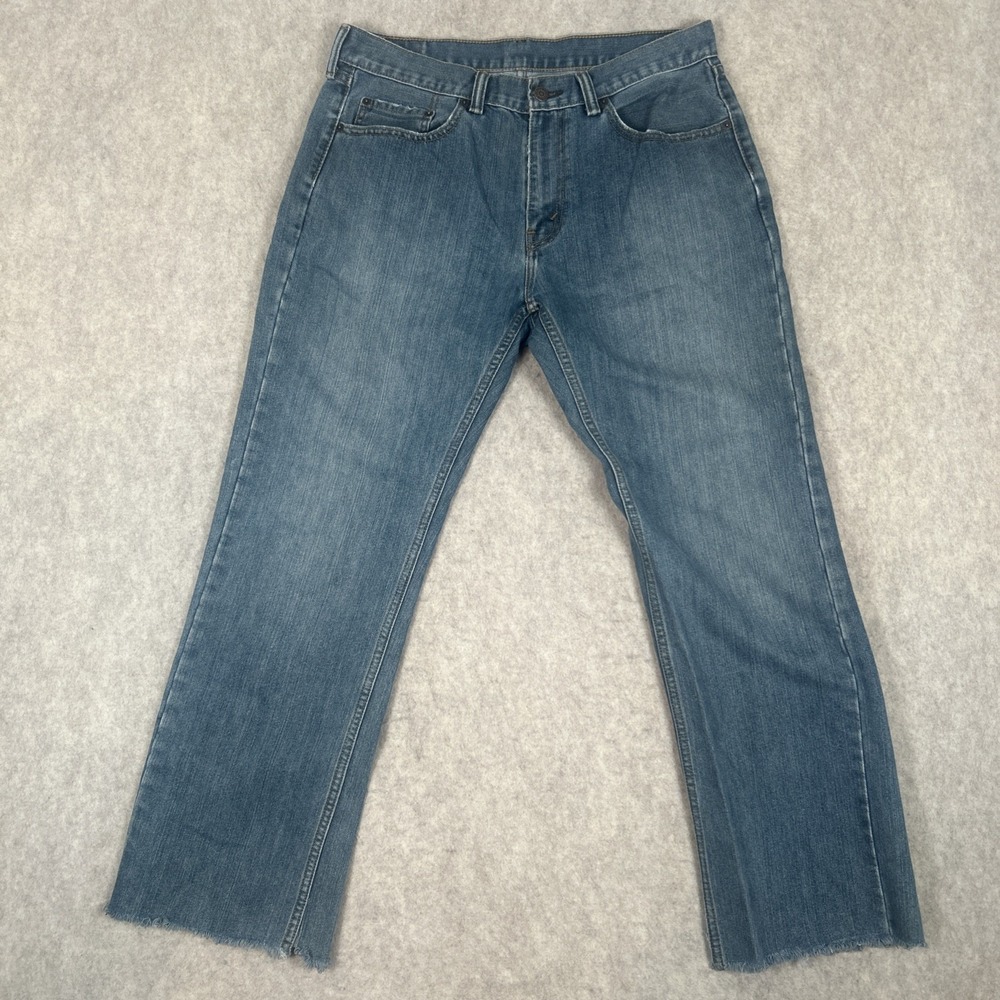 Levis 559 Jeans Mens 34x32 Blue Medium Wash Relaxed Fit Straight Leg Denim